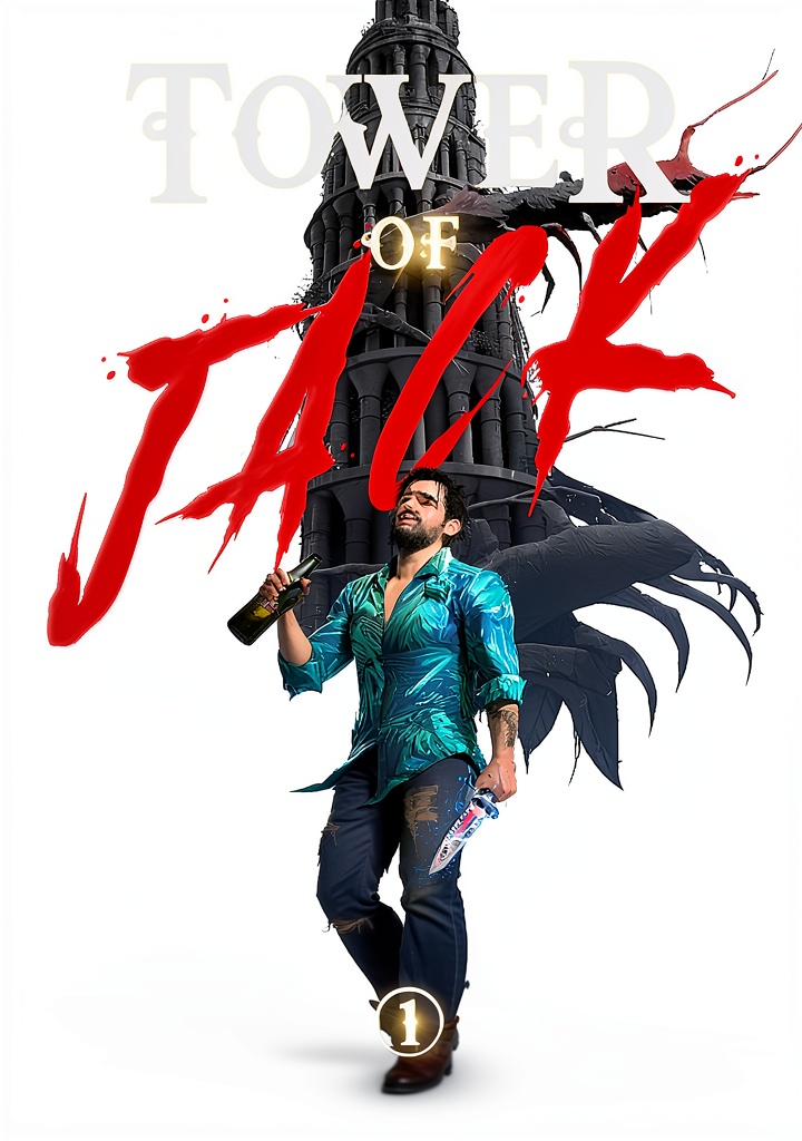 Tower of Jack book cover showcasing fantasy and gaming elements