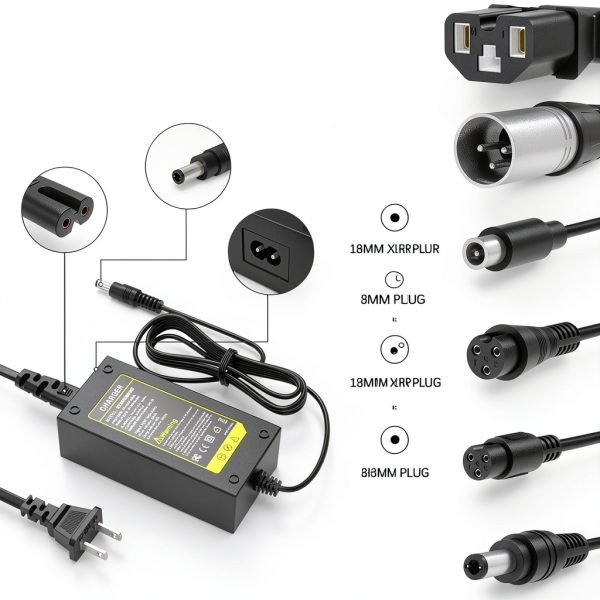 Lianyunda 42V 2A Scooter Charger Universal 7 Plugs Fast-1